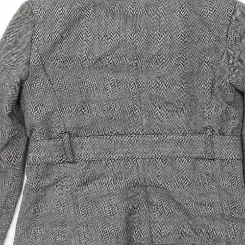 Zoe Womens Grey   Jacket Coat Size 12