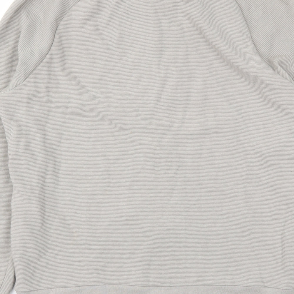 River Island Mens Grey   Full Zip Sweatshirt Size M
