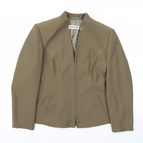 Gerry Weber Womens Green   Jacket Blazer Size 14