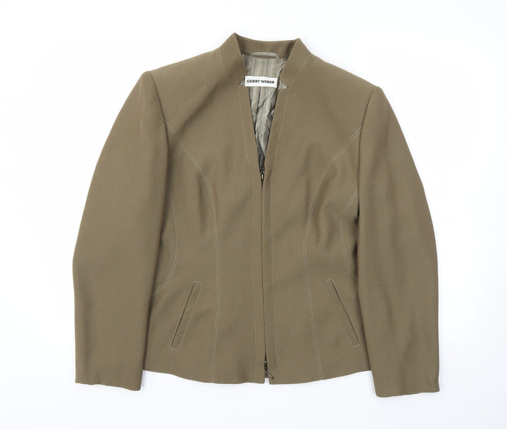 Gerry Weber Womens Green Jacket Blazer Size 14