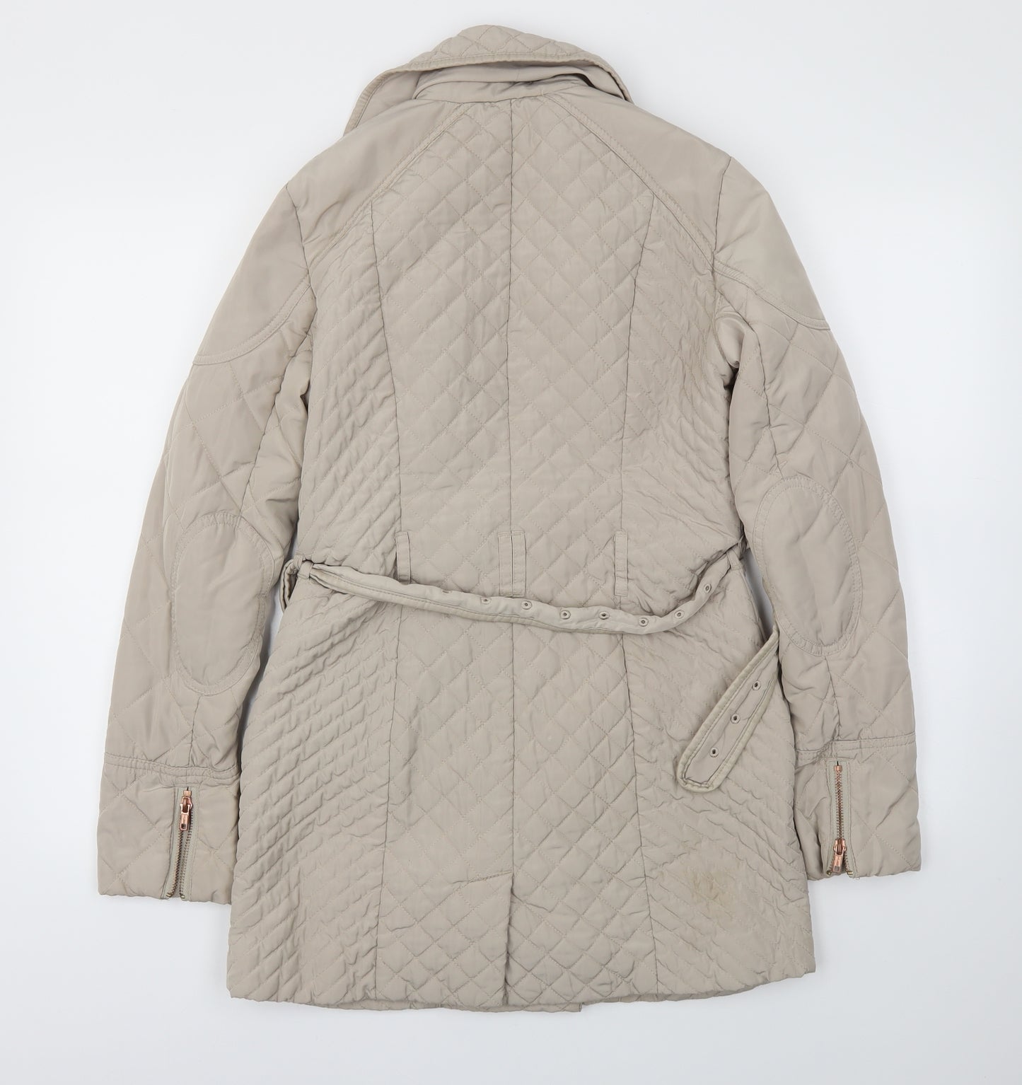 NEXT Womens Beige   Jacket Coat Size 8