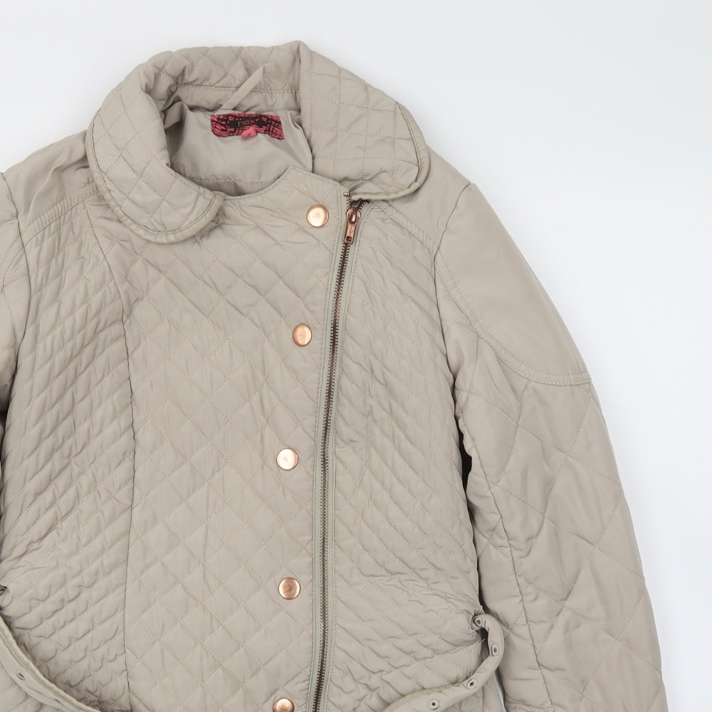 NEXT Womens Beige   Jacket Coat Size 8