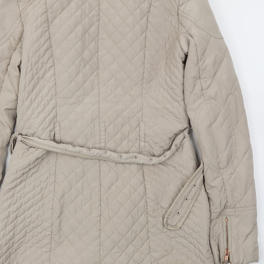 NEXT Womens Beige   Jacket Coat Size 8