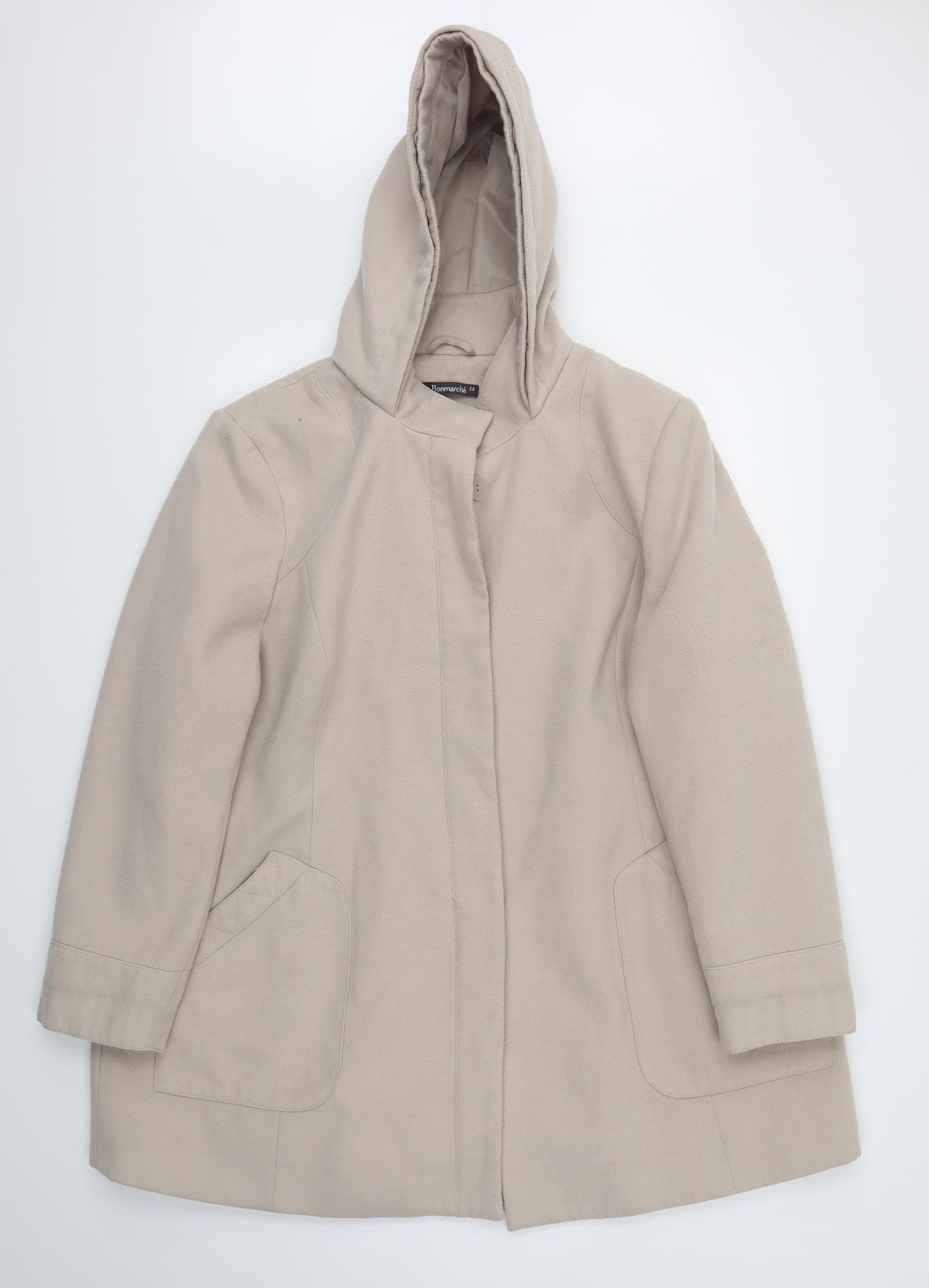 Bonmarché Womens Beige   Jacket Coat Size 22