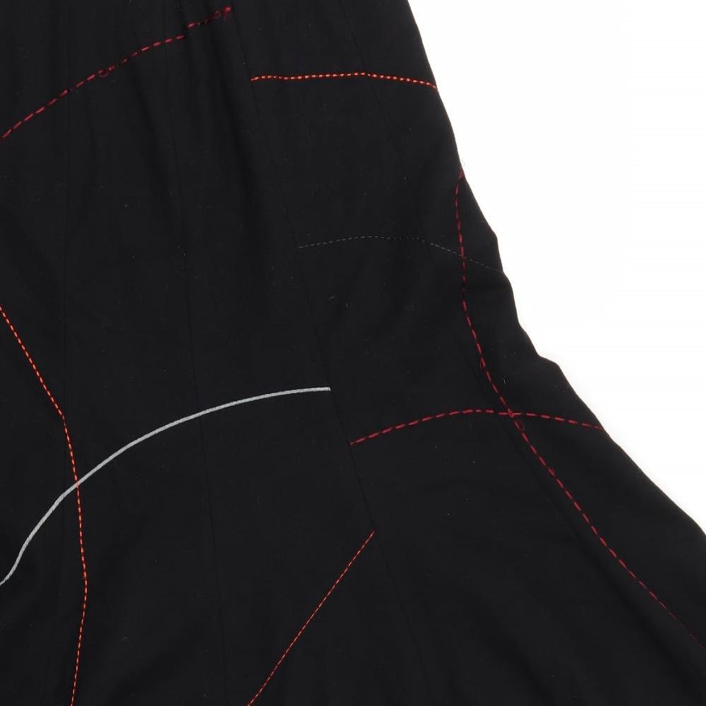 CC Womens Black   Flare Skirt Size 10