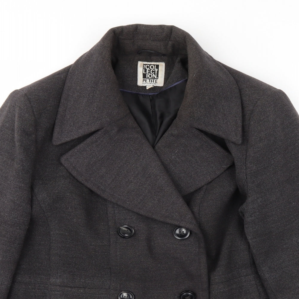 Debenhams Womens Grey   Jacket Coat Size 18