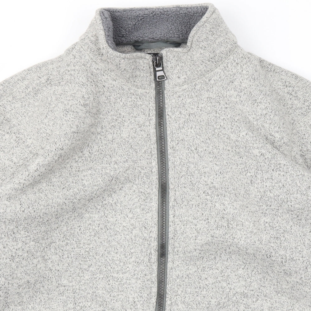 M&S Mens Grey   Full Zip Hoodie Size 3XL
