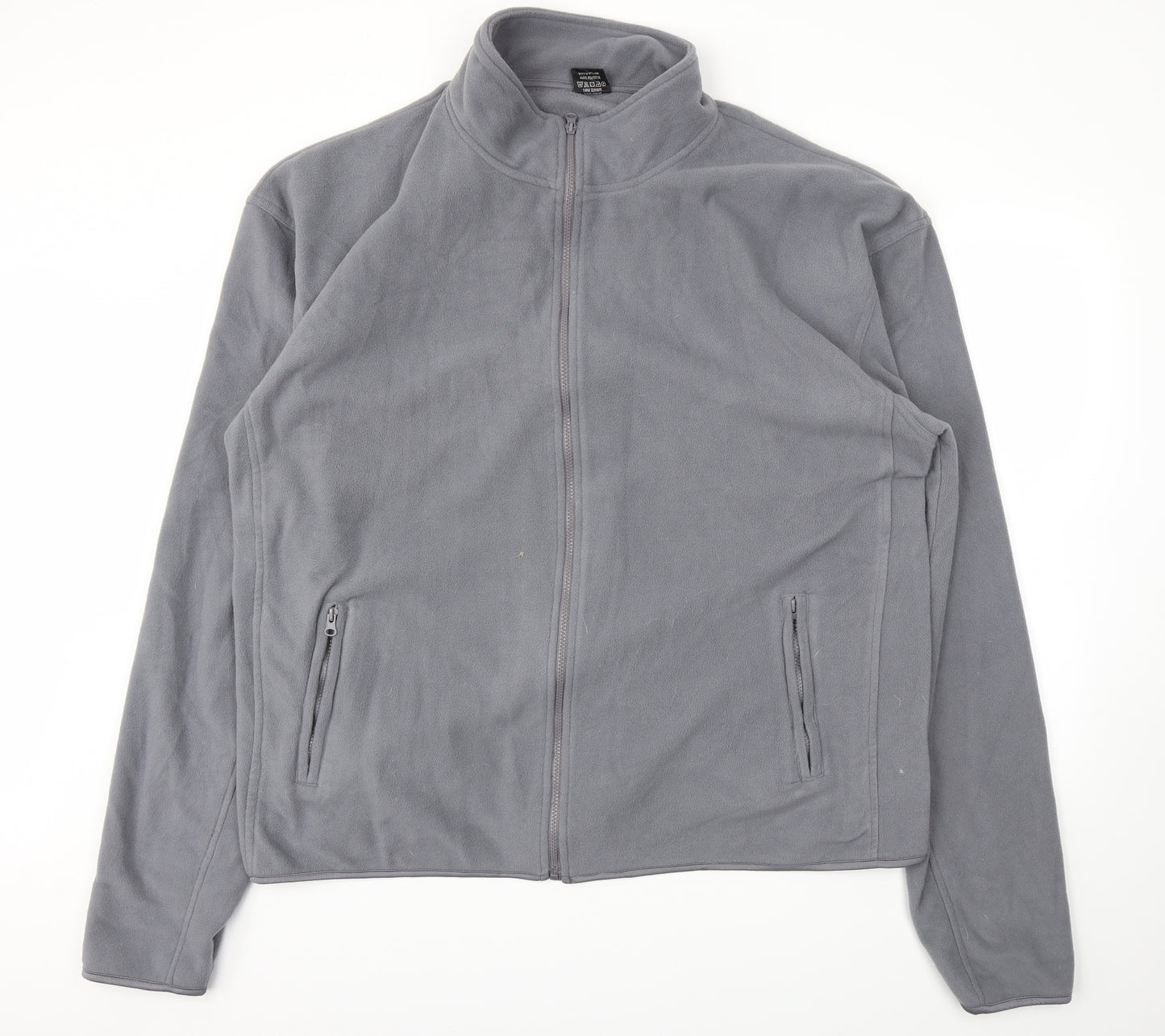RTX Mens Grey   Full Zip Jumper Size Big 5X