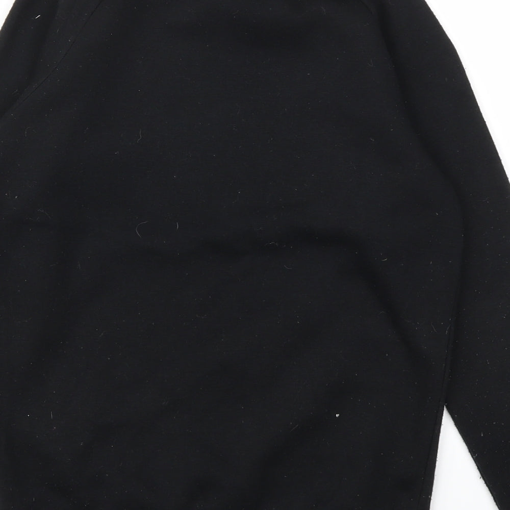 Primark Girls Black Paisley  Shrug Jumper Size 12 Years