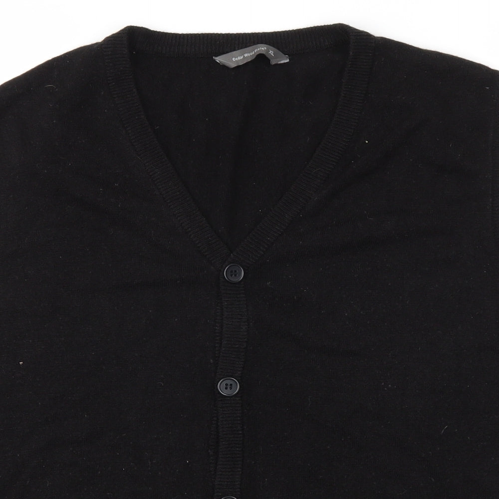 Cedar Wood State Womens Black   Cardigan Jumper Size XL