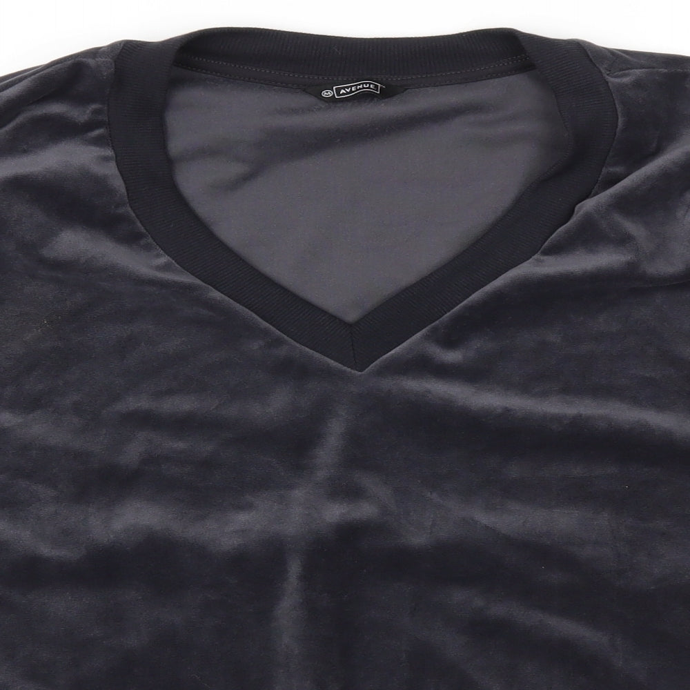 Avenue Womens Grey   Pullover Jumper Size M