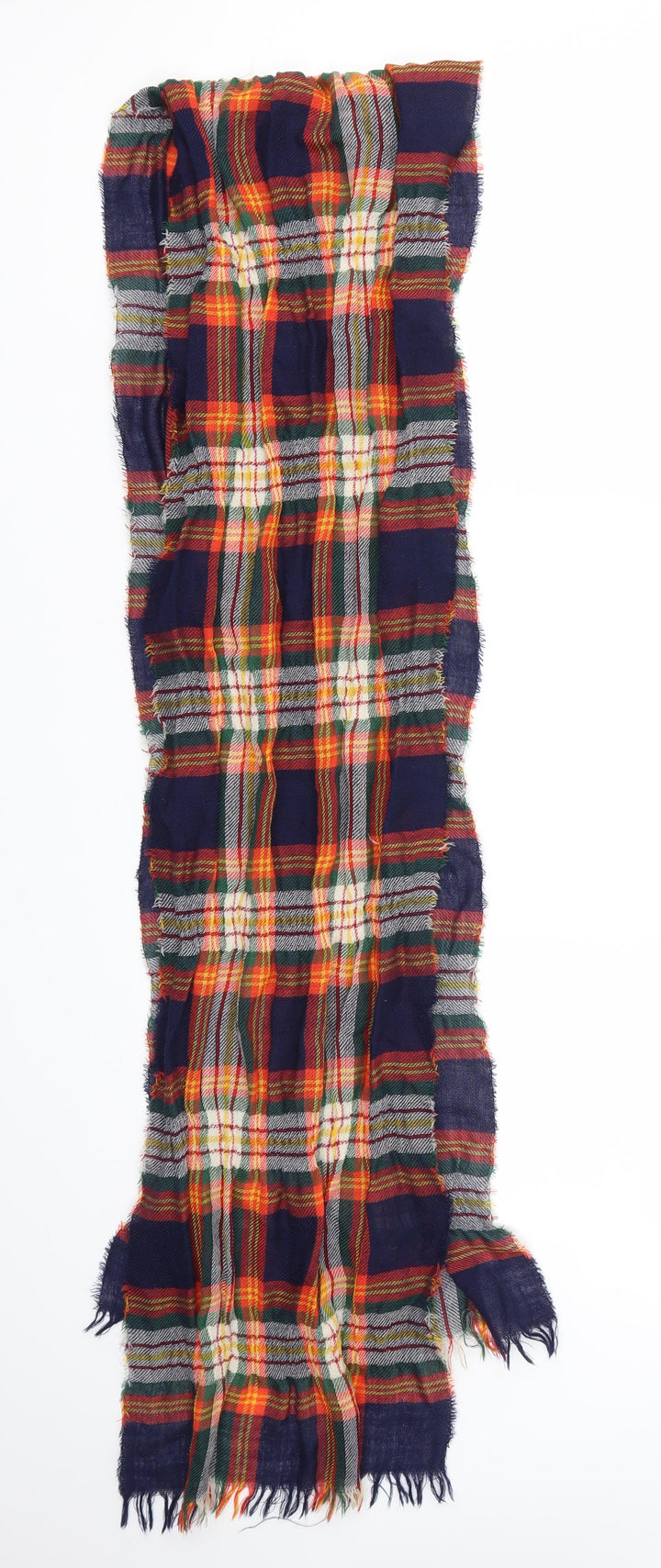 Preworn Unisex Multicoloured Check   Scarf