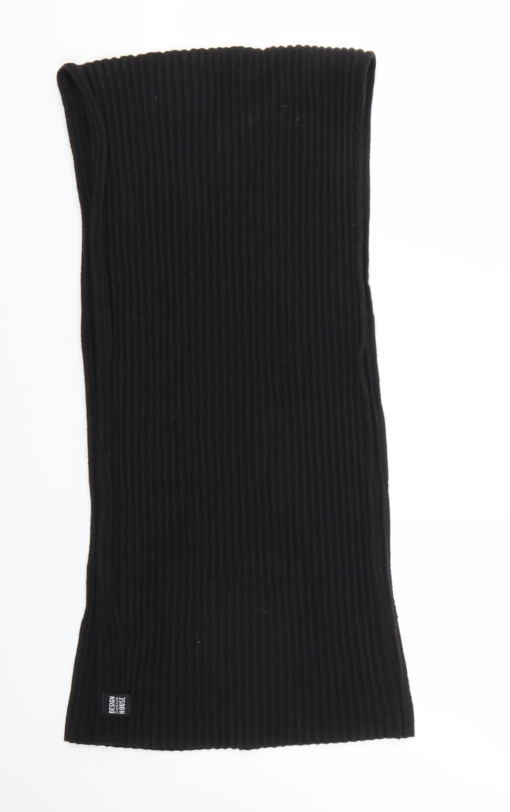 DESING HOUSE Mens Black   Scarf  Size Regular