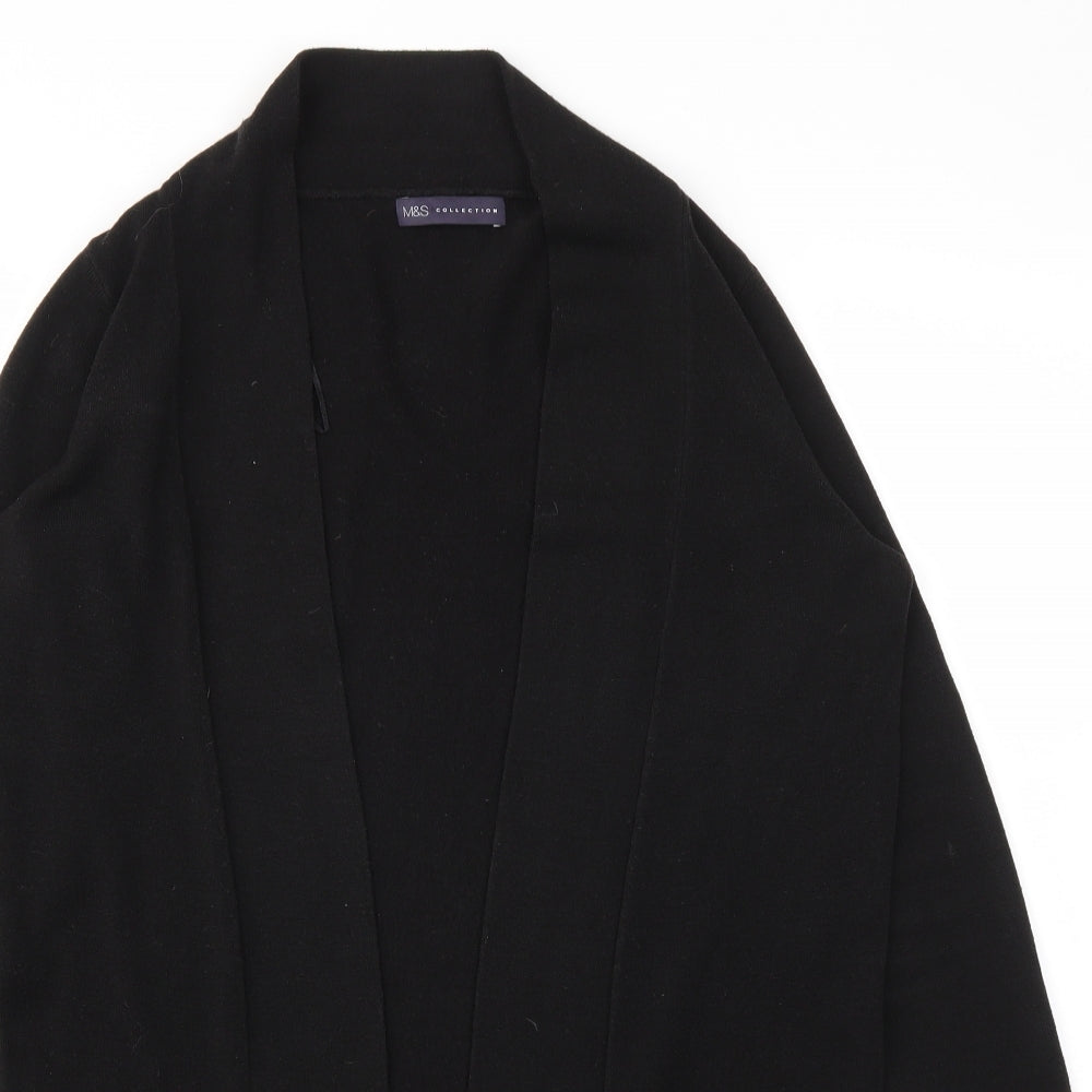M&S Womens Black   Cardigan Jumper Size 10