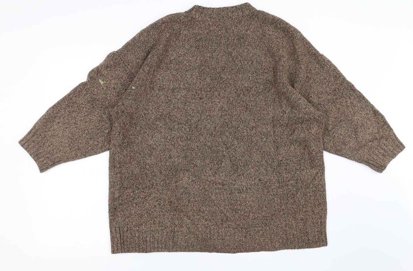 Zara Womens Beige   Pullover Jumper Size S  - oversized