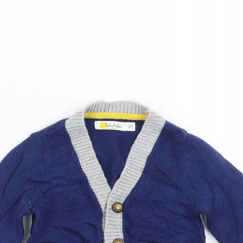Baby Boden Baby Blue   Cardigan Jumper Size 3-6 Months