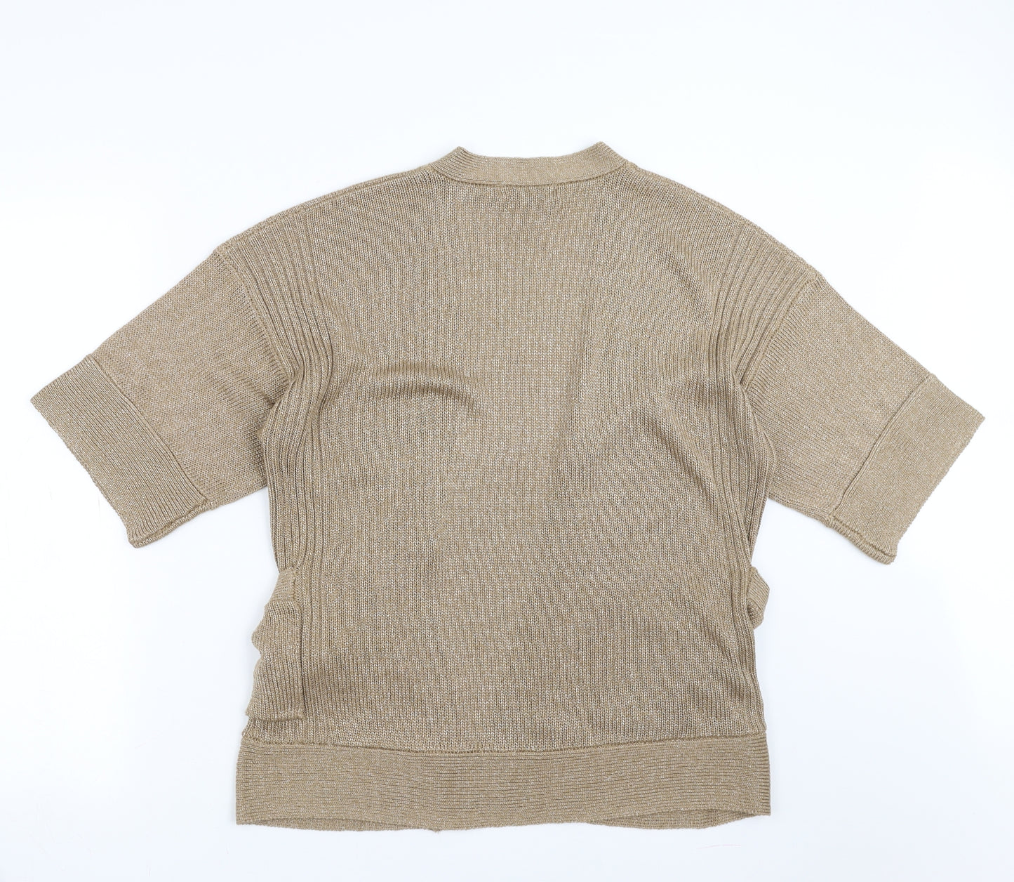 Peacocks Womens Beige   Cardigan Jumper Size 14