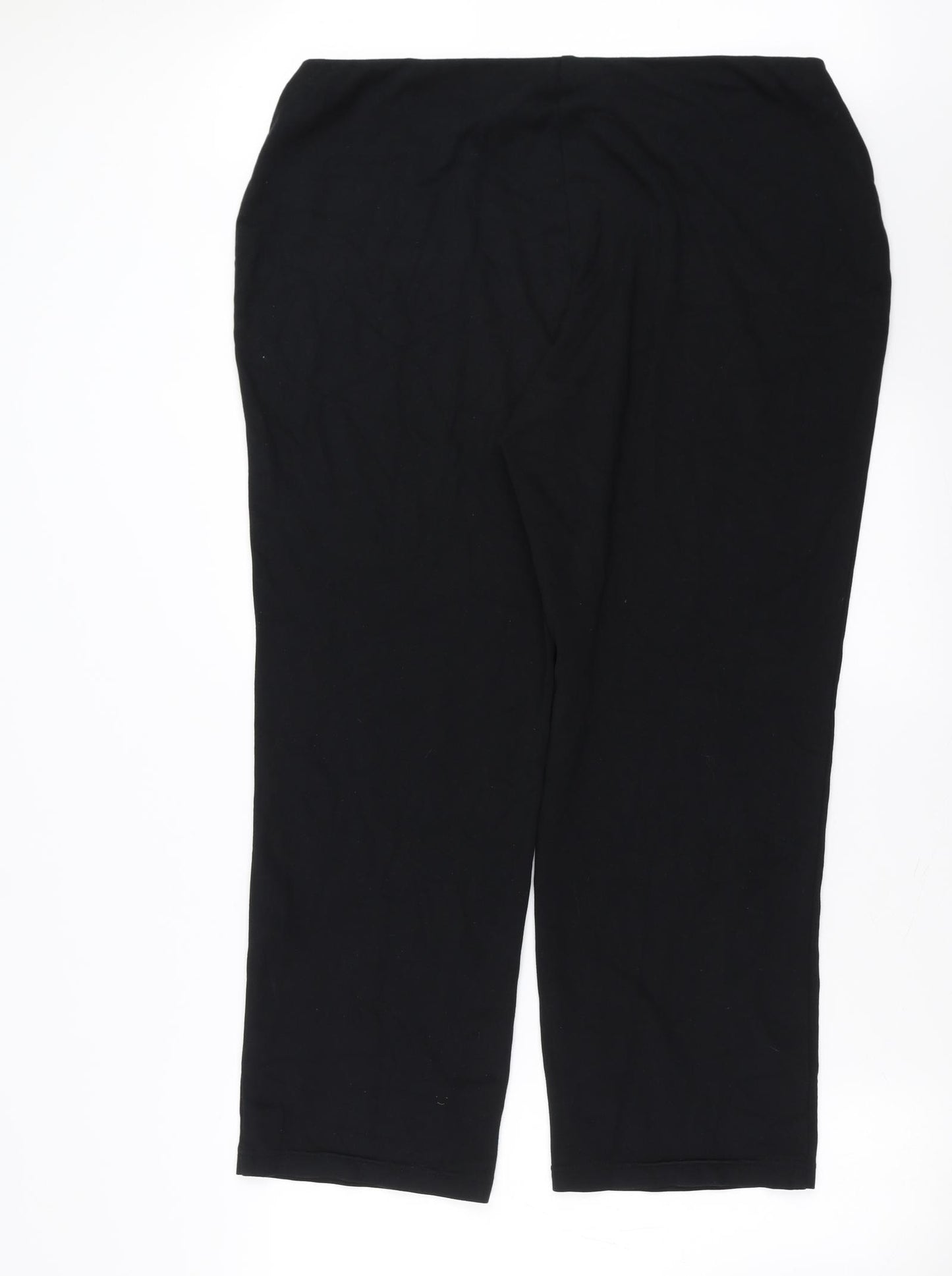 Marks and Spencer Womens Black   Trousers  Size 18 L27 in - short Leg