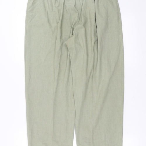 Preworn Womens Green   Trousers  Size 14 L28 in
