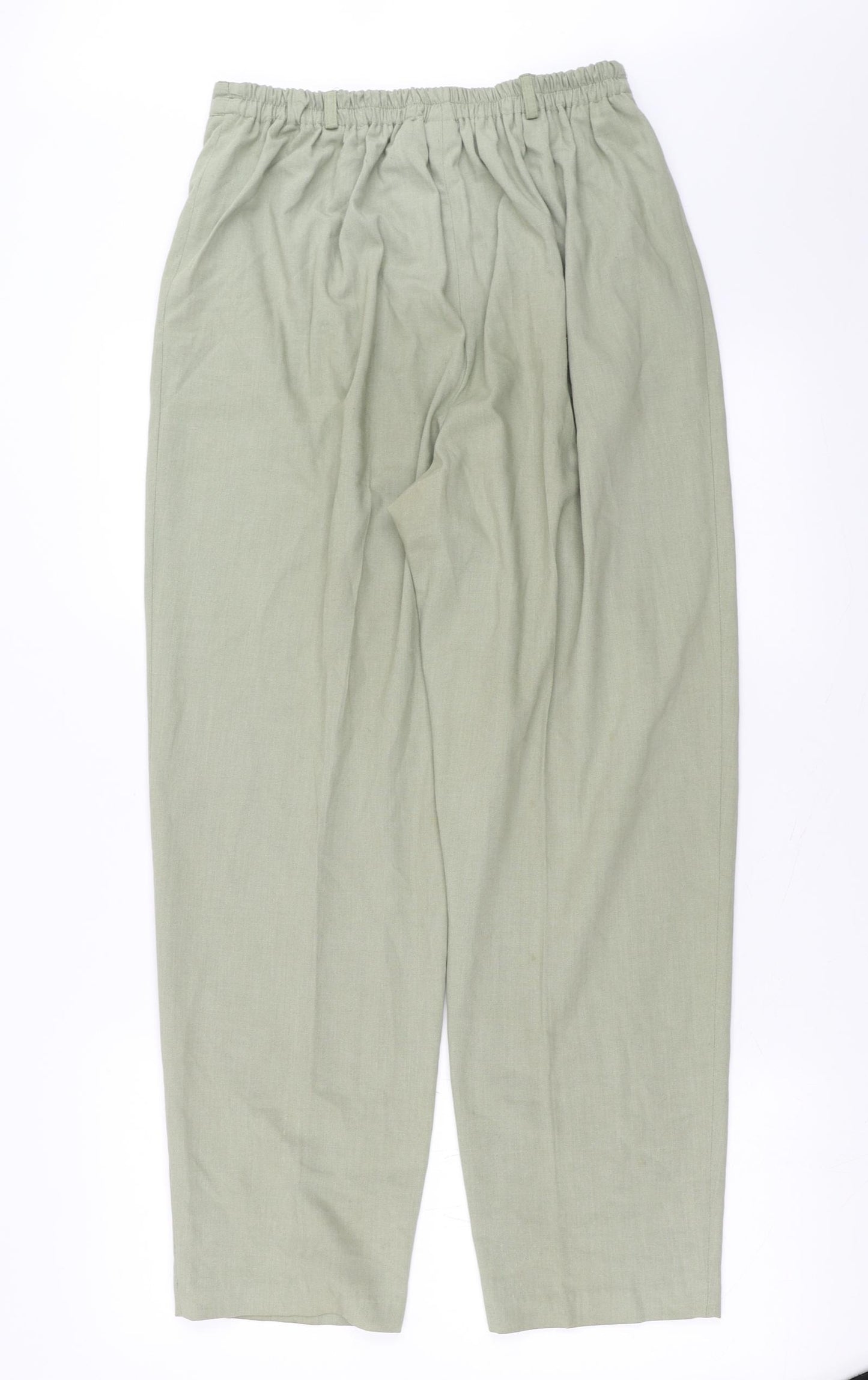 Preworn Womens Green   Trousers  Size 14 L28 in