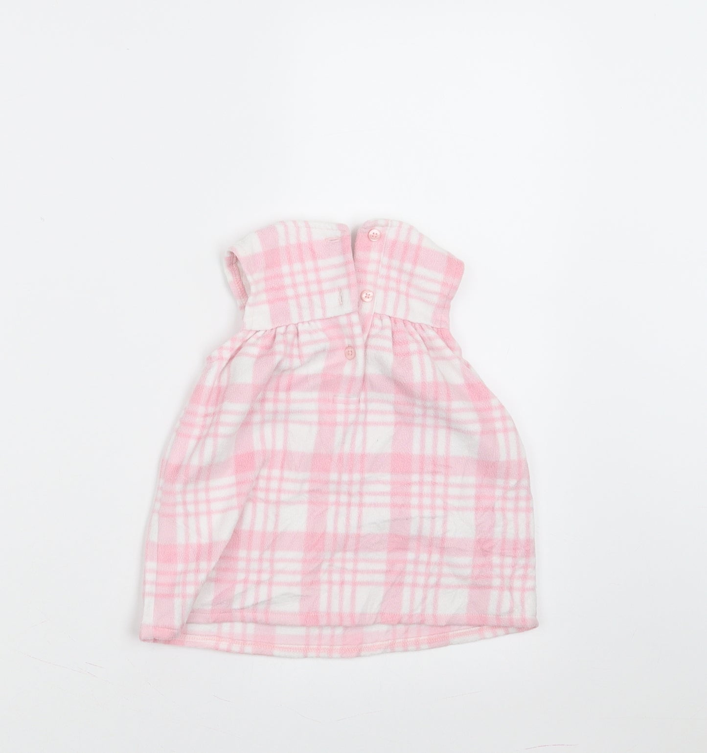 George Girls Pink Check  Fit & Flare  Size 3-6 Months