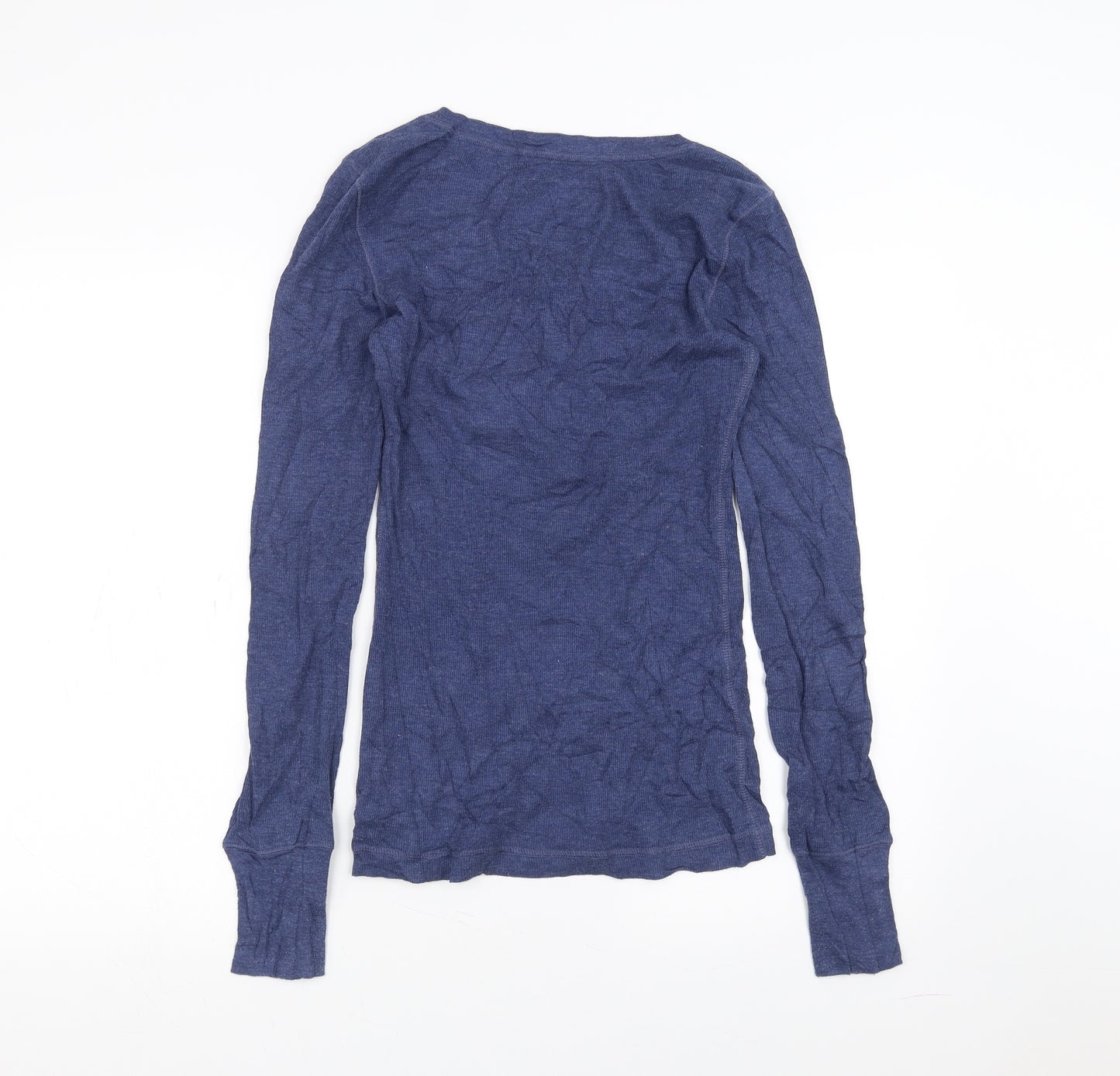 Marks and Spencer Womens Blue Solid  Top Pyjama Pants Size 12