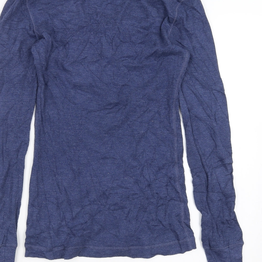 Marks and Spencer Womens Blue Solid  Top Pyjama Pants Size 12