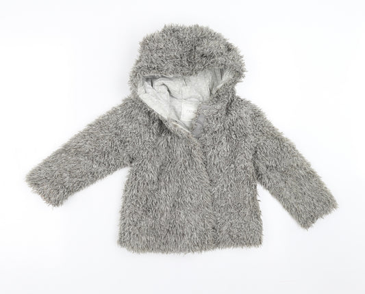 NEXT Girls Grey   Jacket  Size 3-4 Years