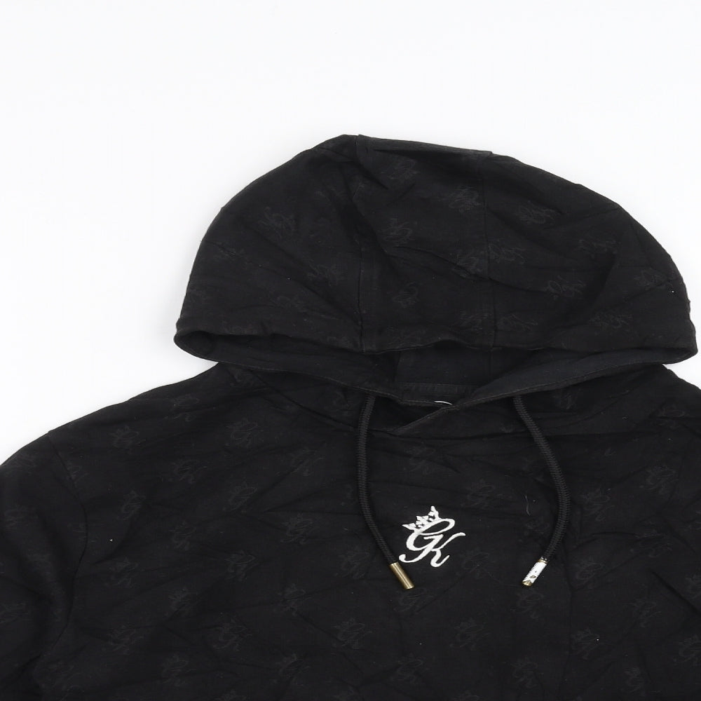 GK Womens Black   Pullover Hoodie Size 10  - cropped
