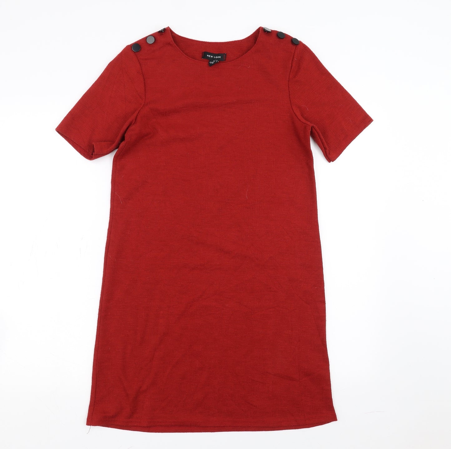New Look Womens Red   T-Shirt Dress  Size 8