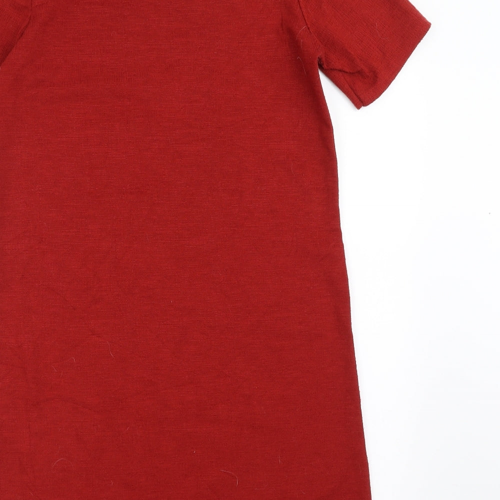 New Look Womens Red   T-Shirt Dress  Size 8