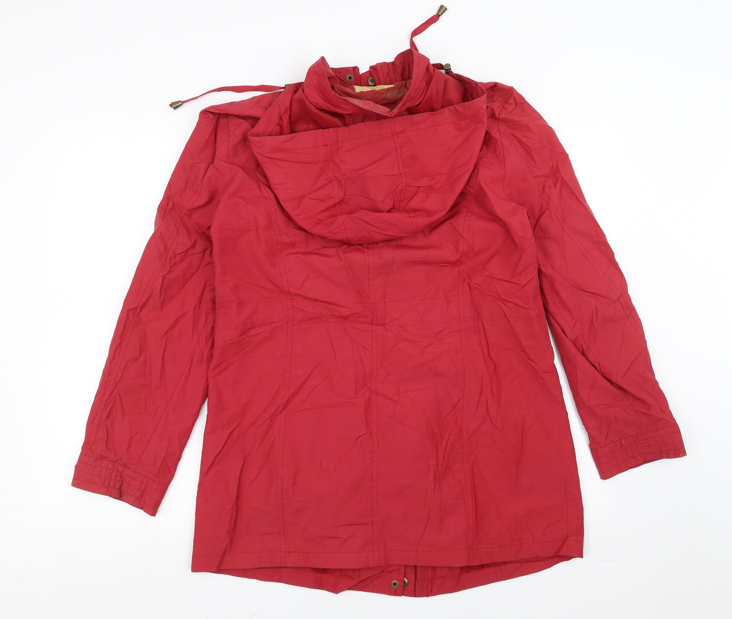 BHS Womens Red   Rain Coat Jacket Size 12