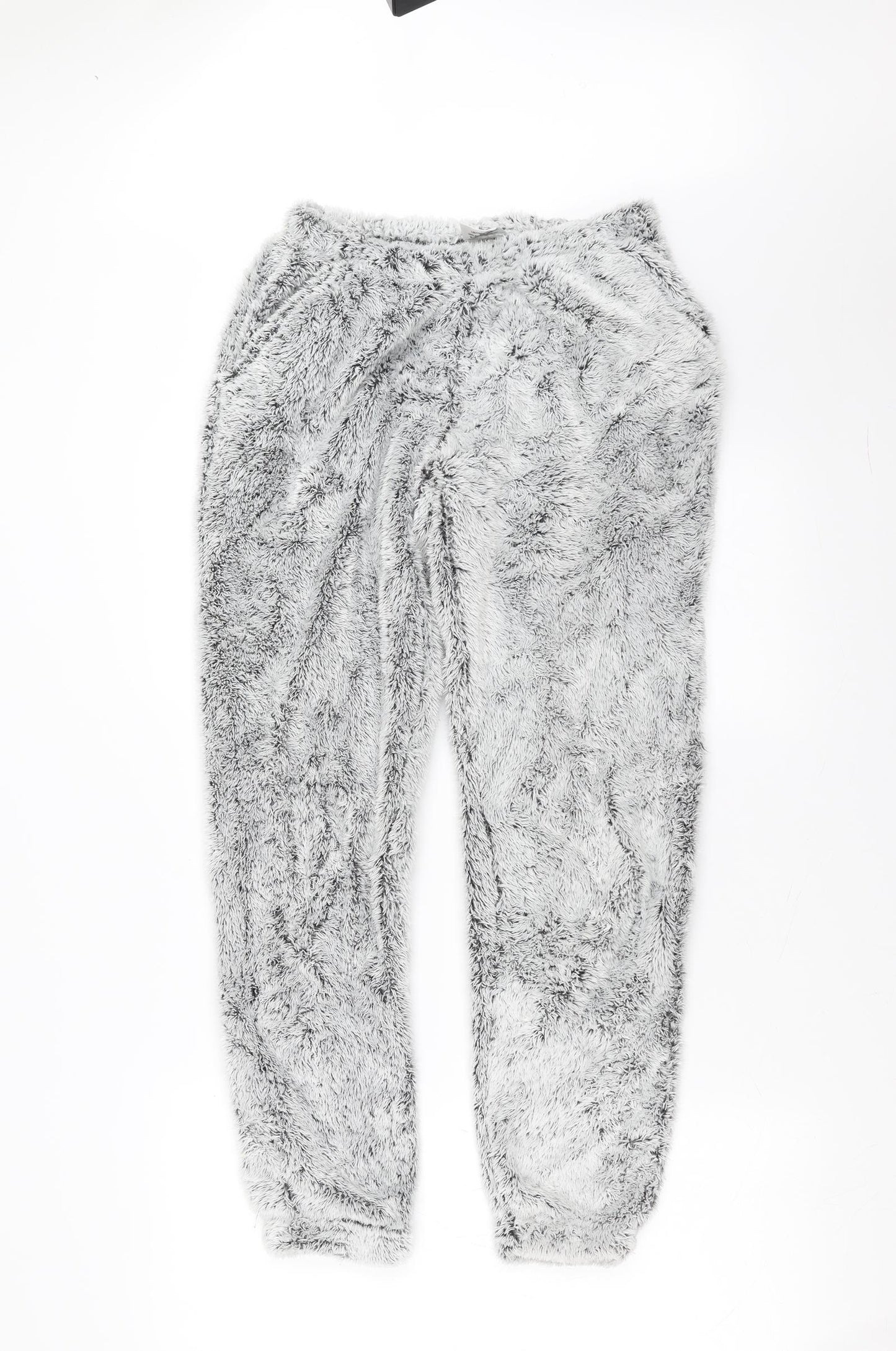 City Comfort Womens Grey Solid   Pyjama Pants Size 8  - fluffy