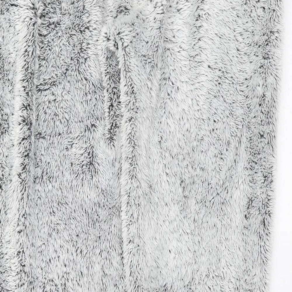 City Comfort Womens Grey Solid   Pyjama Pants Size 8  - fluffy