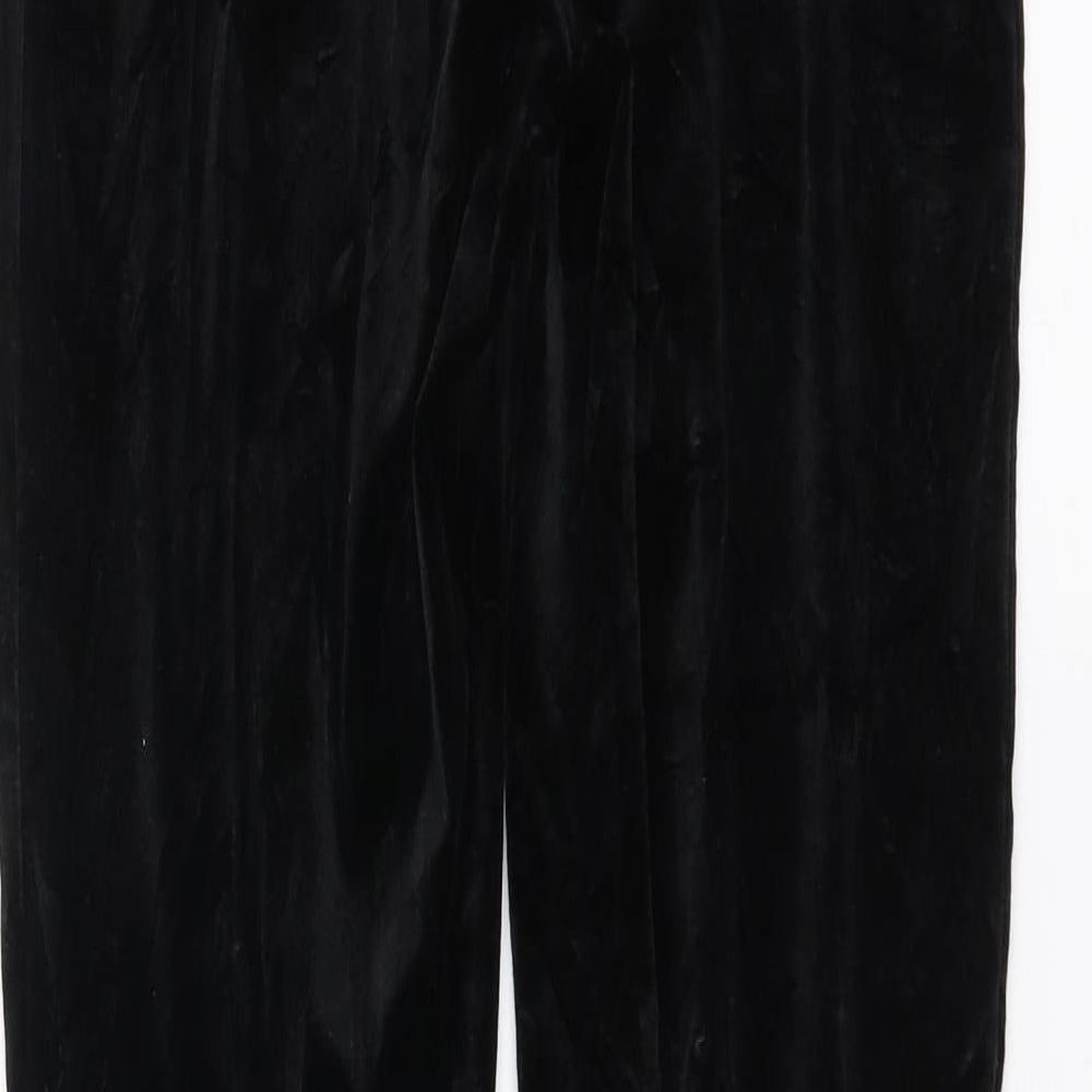 Wolford Womens Black   Carrot Leggings Size 8 L31 in - velvet leggings