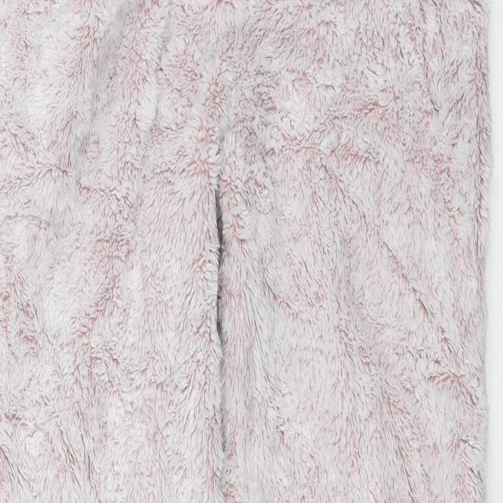 George Girls Pink Solid   Pyjama Pants Size 11-12 Years  - fluffy
