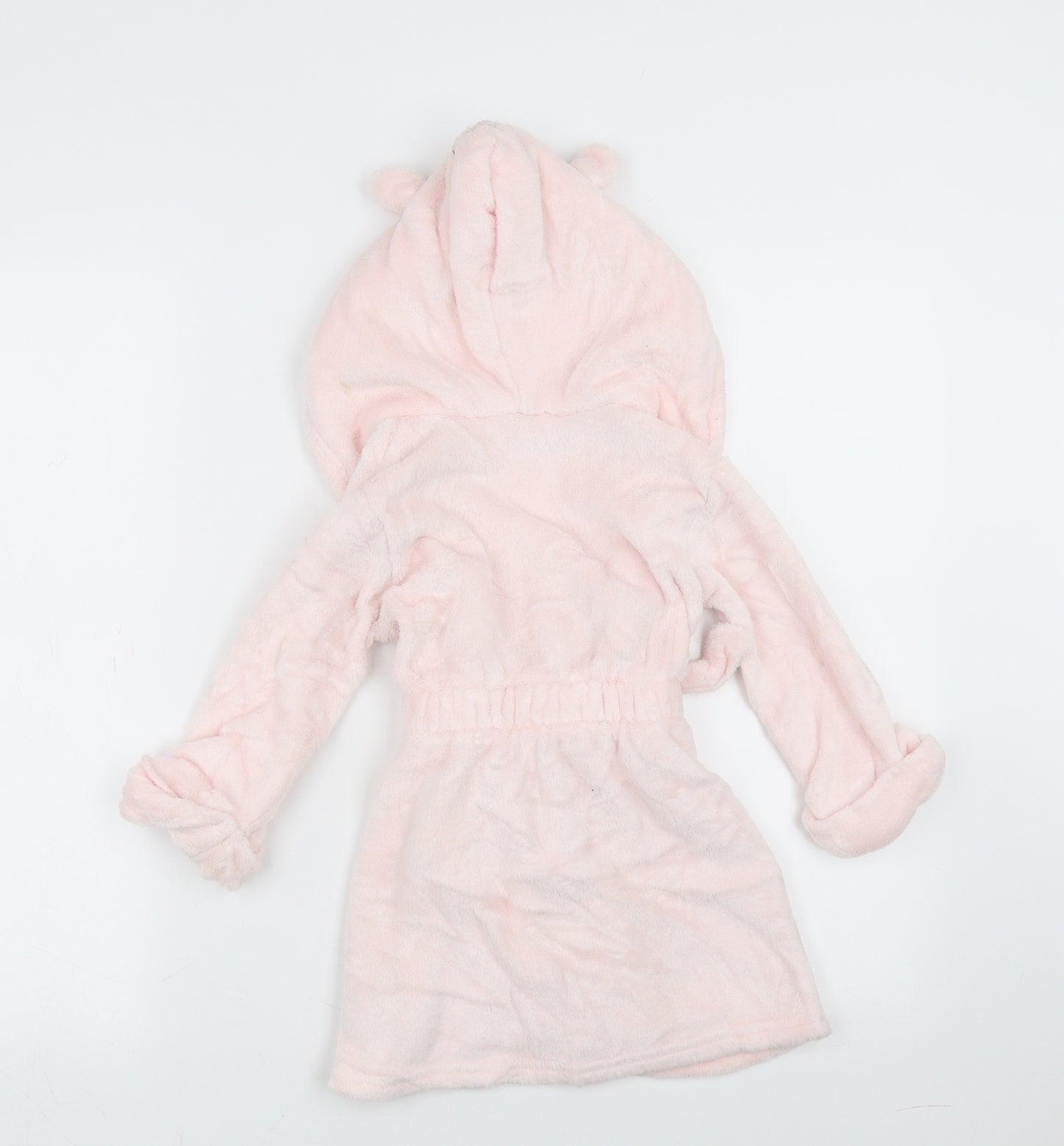 BabyGap Girls Pink Solid Fleece Top Robe Size 2 Years