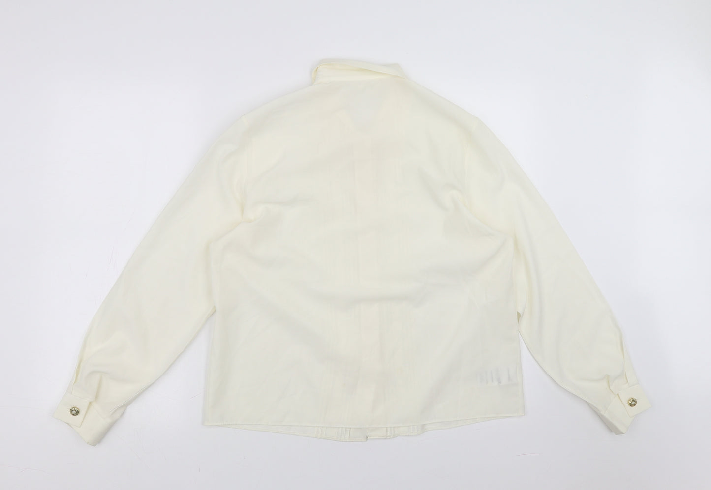 Marks and Spencer Womens Ivory   Basic Blouse Size 12