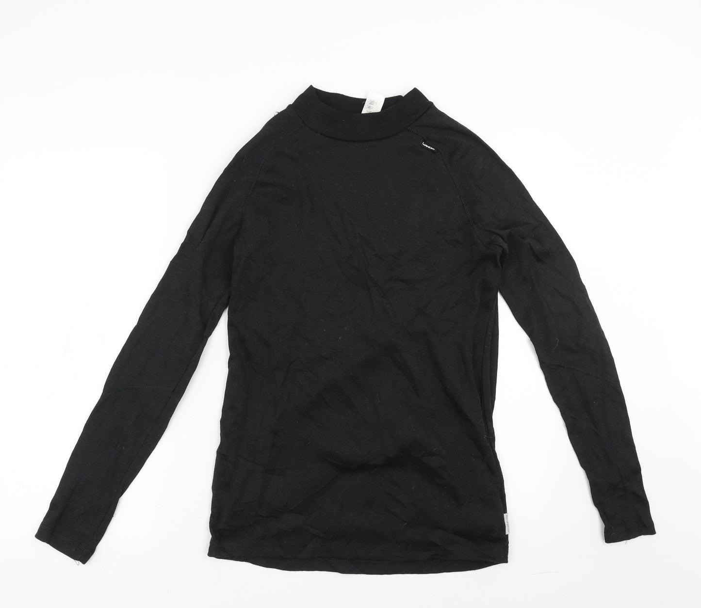 Oxylane Mens Black   Basic T-Shirt Size M  - base layer