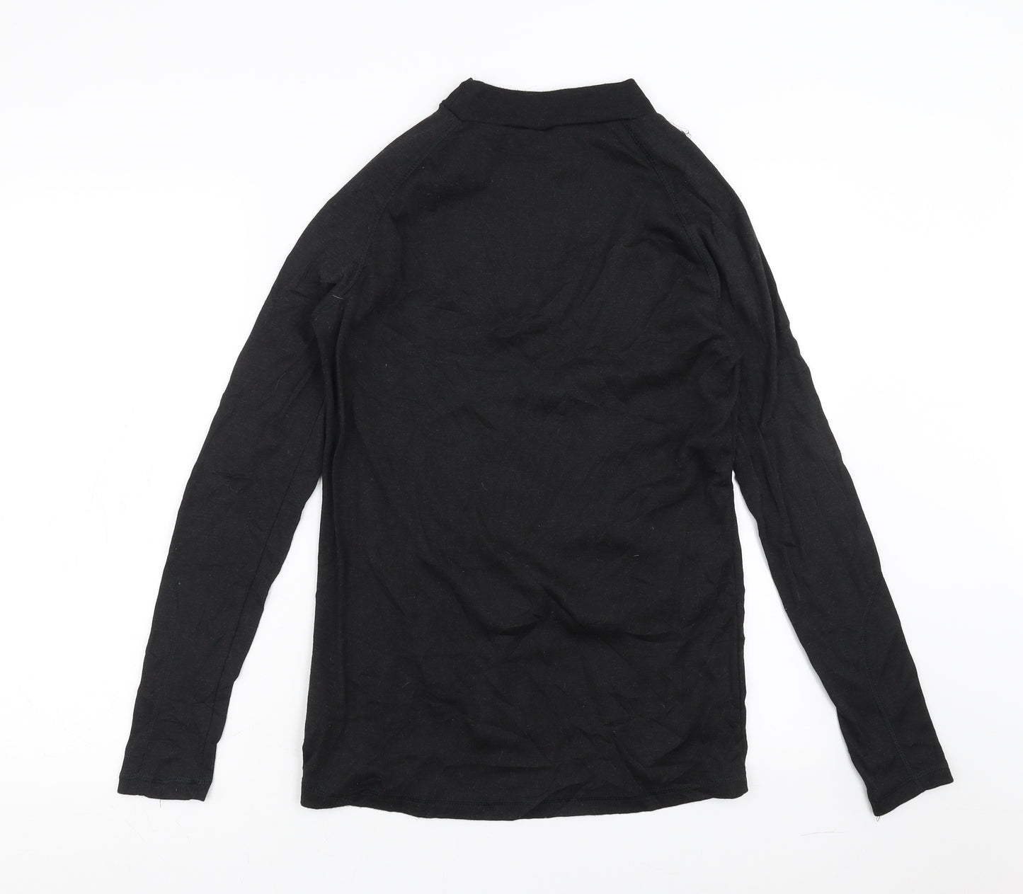 Oxylane Mens Black   Basic T-Shirt Size M  - base layer