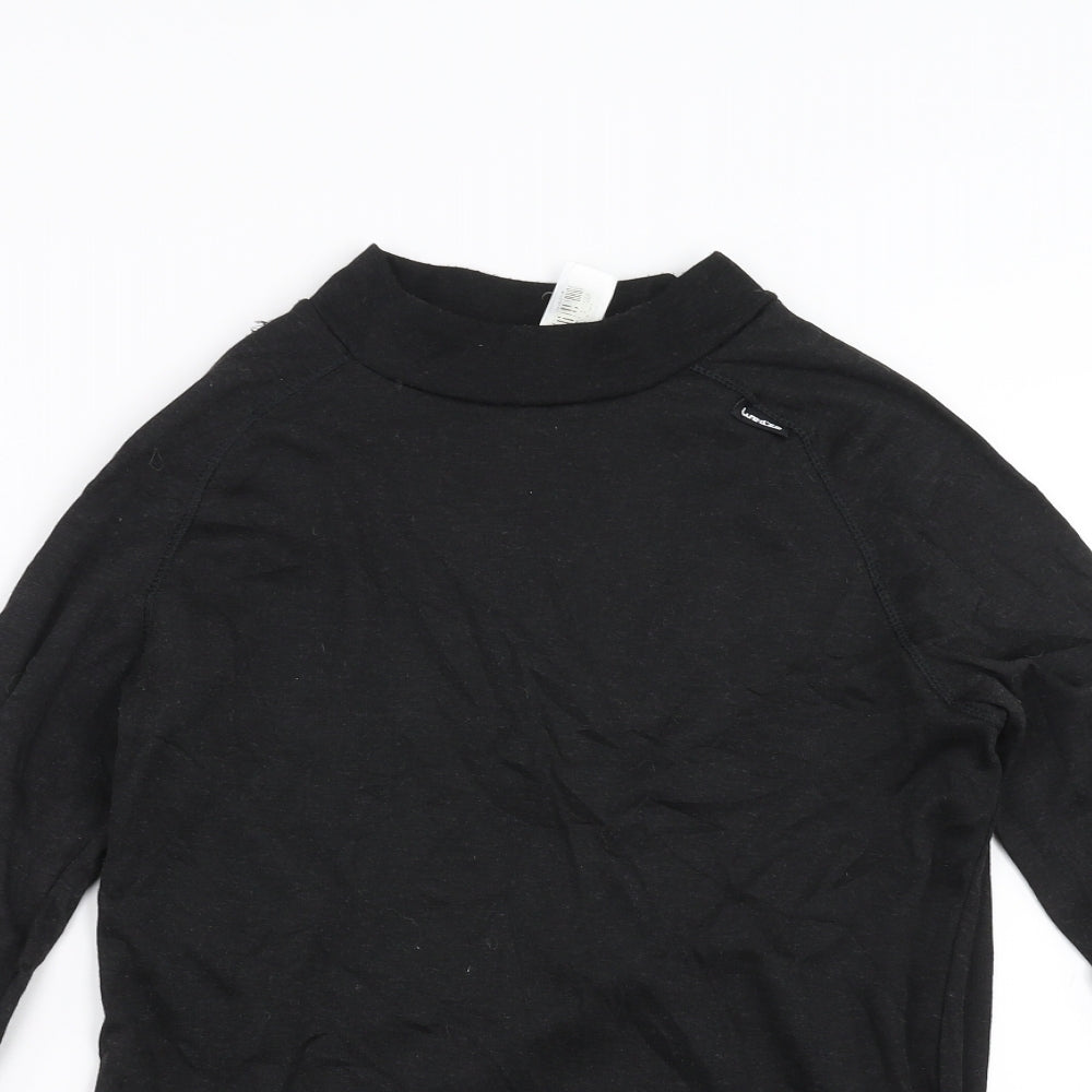 Oxylane Mens Black   Basic T-Shirt Size M  - base layer