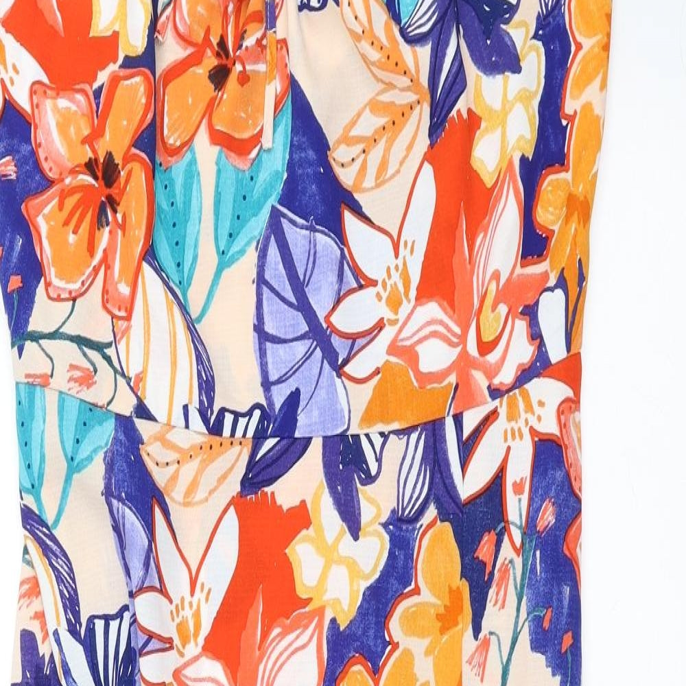 George Womens Multicoloured Floral  Maxi  Size 16