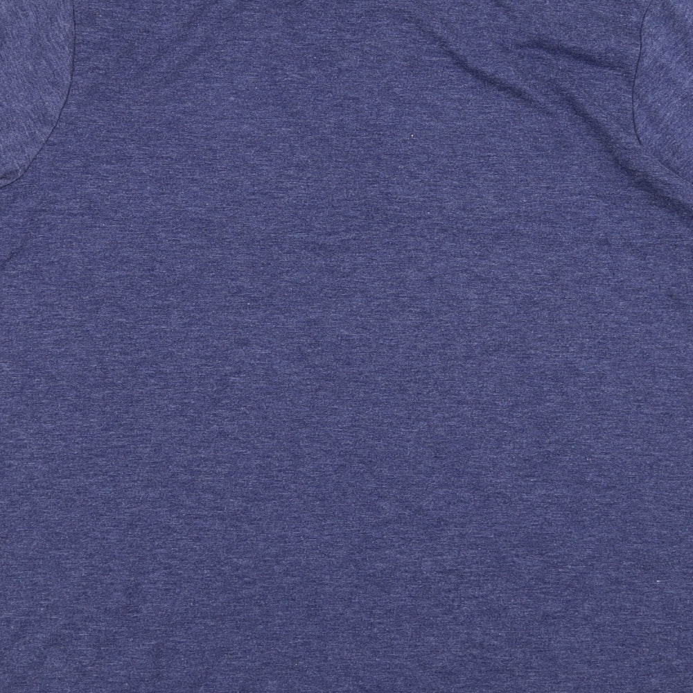 Preworn Womens Blue   Basic T-Shirt Size L  - Dandelion