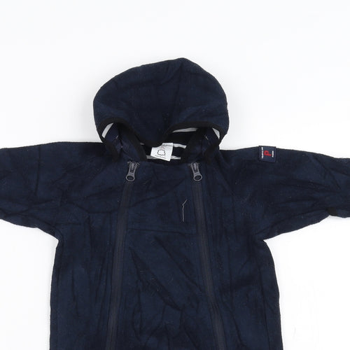 Polarn O. Pyret Baby Blue   Overcoat Snowsuit Size 0-3 Months