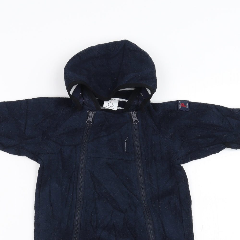 Polarn O. Pyret Baby Blue   Overcoat Snowsuit Size 0-3 Months