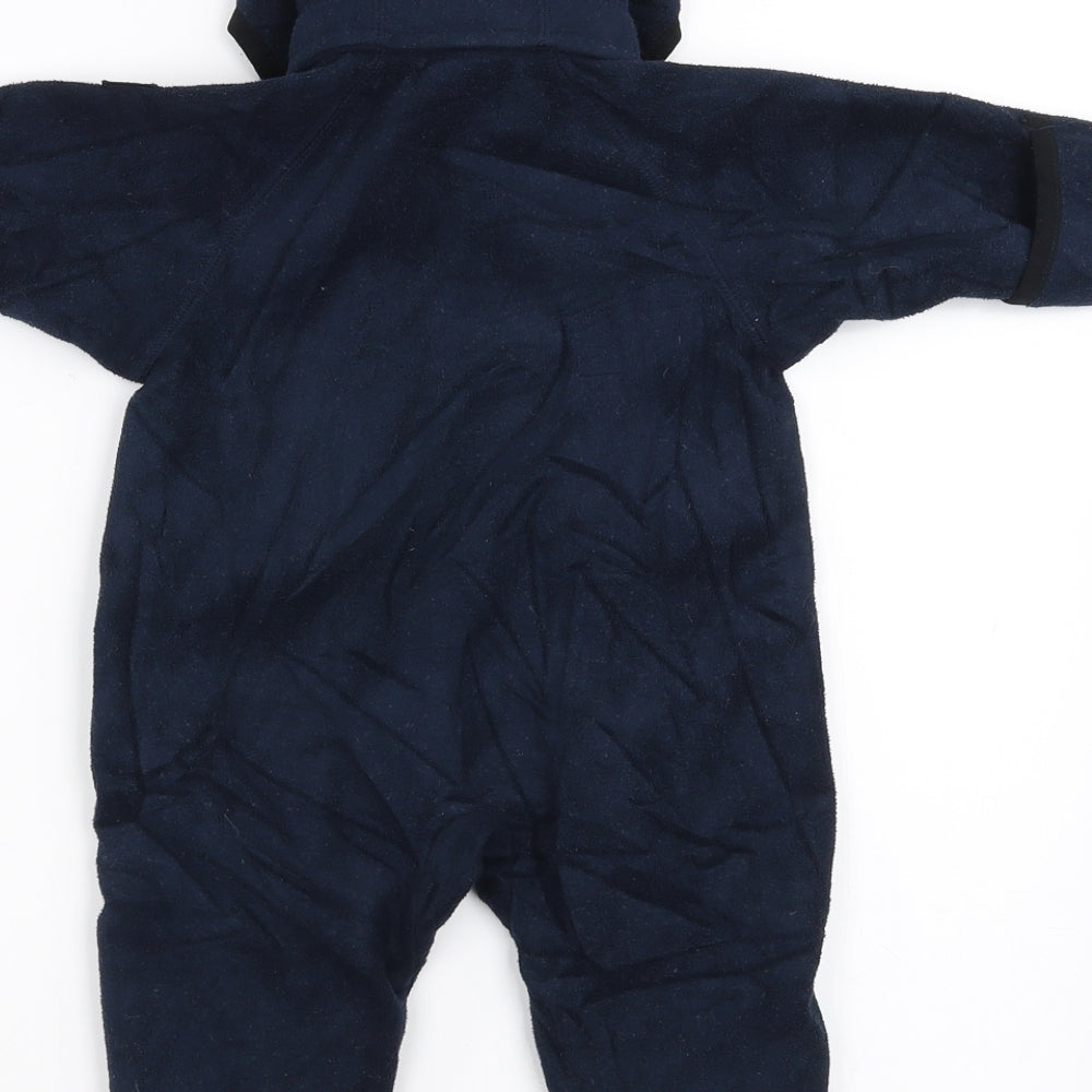 Polarn O. Pyret Baby Blue   Overcoat Snowsuit Size 0-3 Months