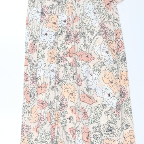 Dorothy Perkins Womens Pink Floral  Maxi  Size 14