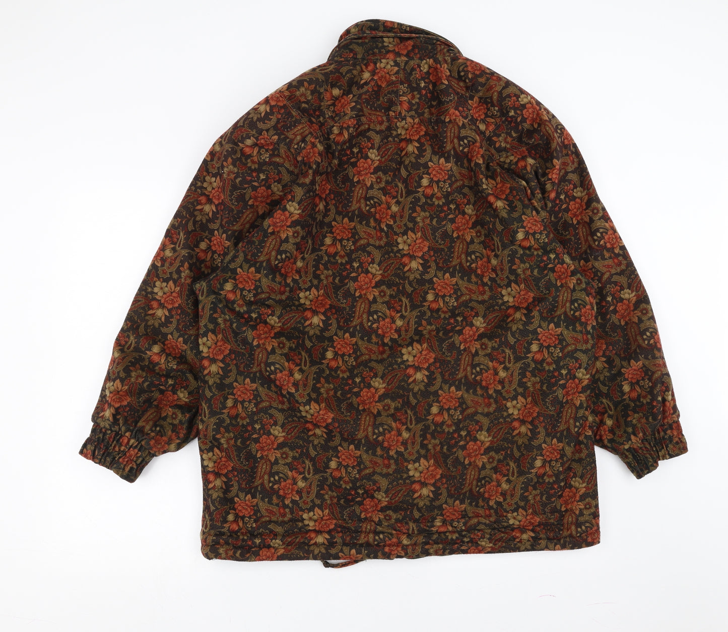 BHS Womens Green Floral  Jacket Coat Size 10