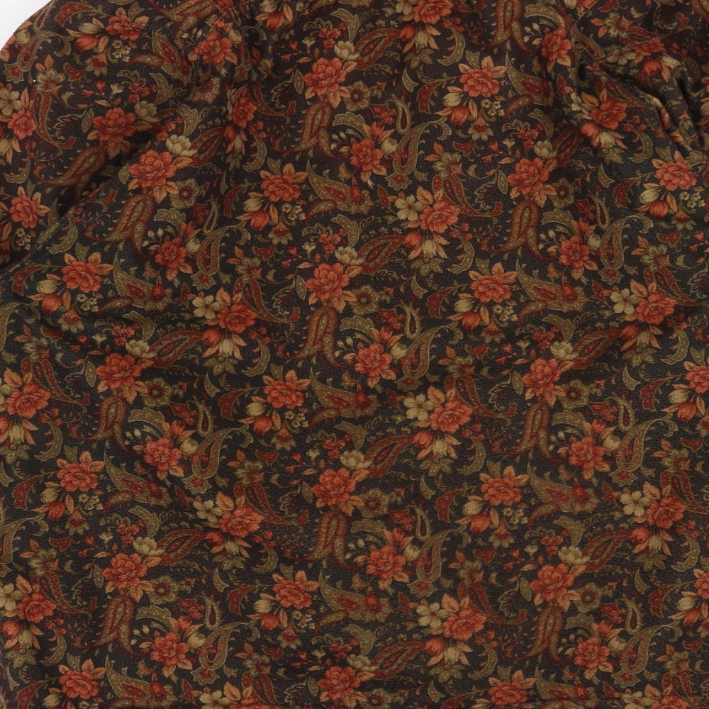 BHS Womens Green Floral  Jacket Coat Size 10