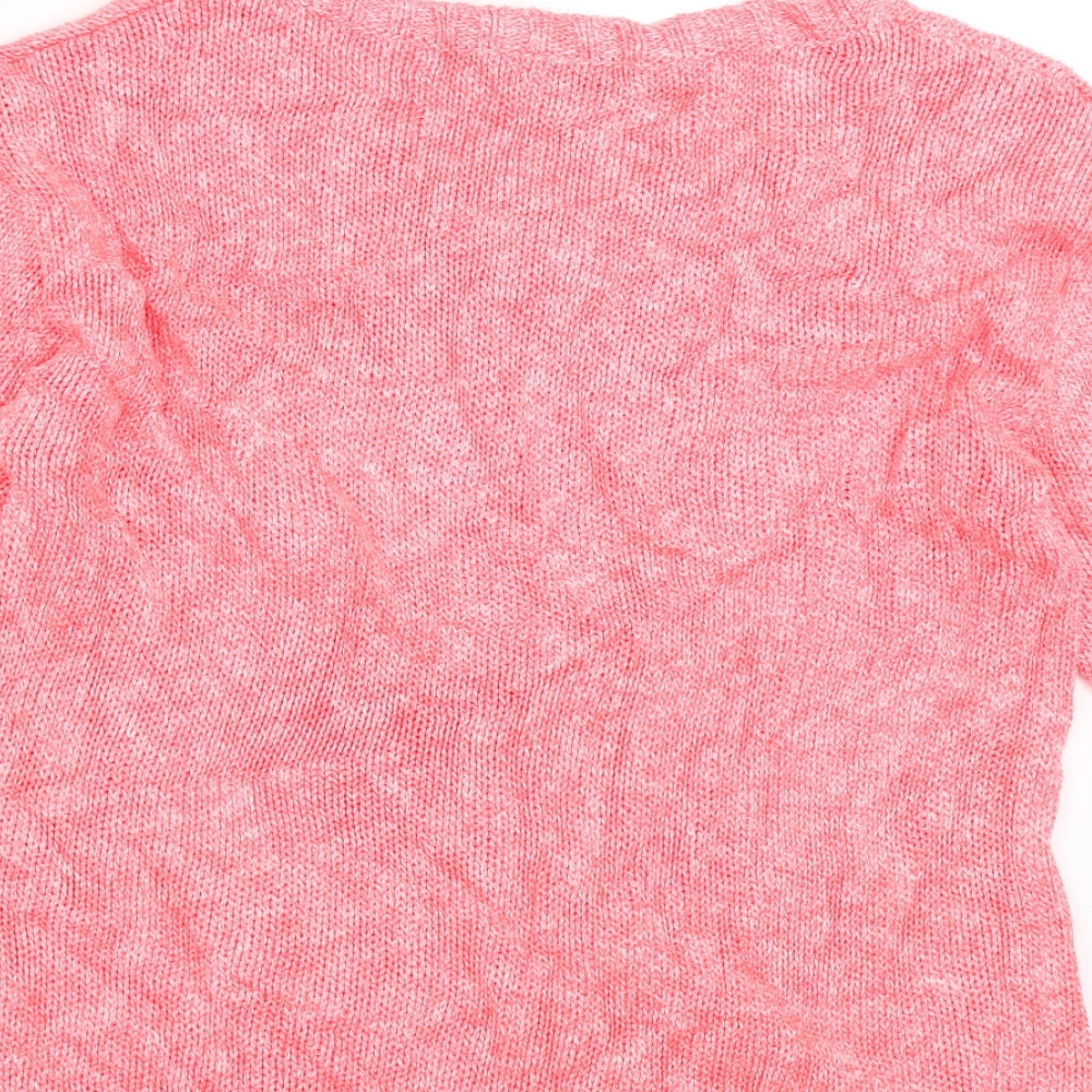 Topshop Womens Pink   Pullover Jumper Size 10